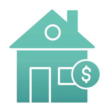 Emlak simgesi vektör illüstrasyon grafik şablonu 