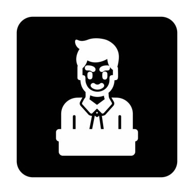 ana bilgisayar simgesi vektör çizimi