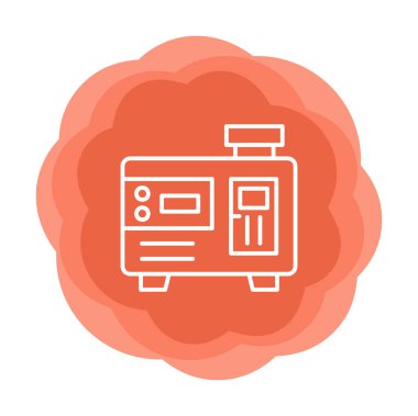 Elektrik jeneratörü satır simgesi biçimi