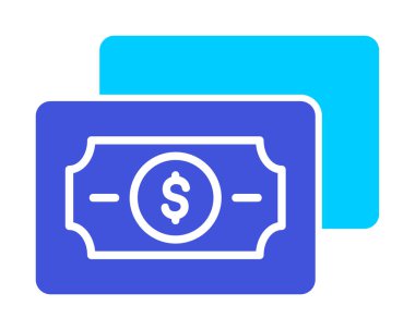 para düz simgesi, vektör illüstrasyonu