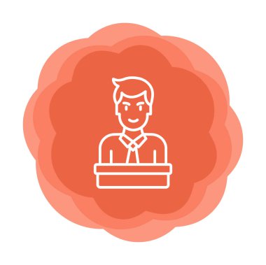 ana bilgisayar simgesi vektör çizimi