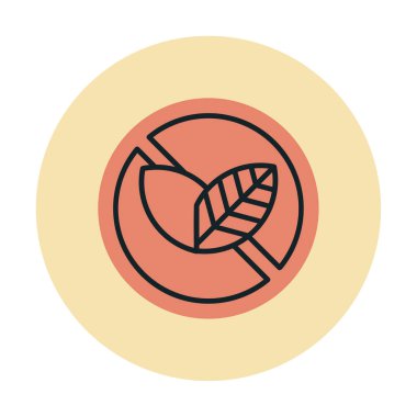 Basit Tütün Günü simgesi, vektör illüstrasyonu