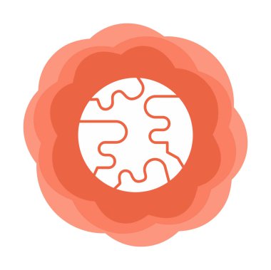 earth icon, vector illustration simple design