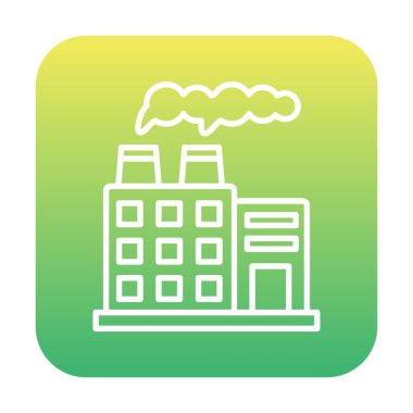Factory icon, vector illustration simple design