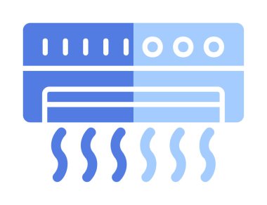 Klima ikonu vektör illüstrasyonu