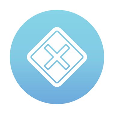 Tahriş simgesi için vektör illüstrasyonu  