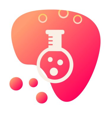 Zehir. Web simgesi basit illüstrasyon 