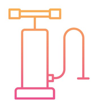 Hava Pompası ağ ikonu vektör illüstrasyonu