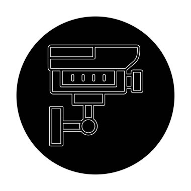 ccTV kamerasının vektör illüstrasyonu 