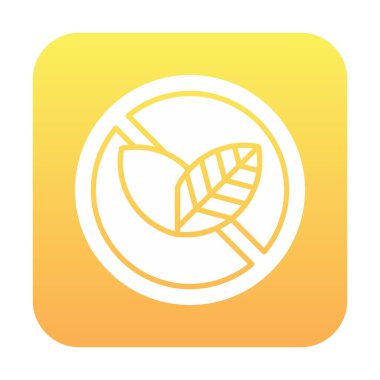 Basit Tütün Günü simgesi, vektör illüstrasyonu