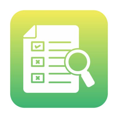 Büyütücü cam çizgi simgesi, arama konsepti