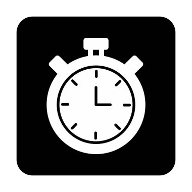 Kronometre basit vektör simgesi