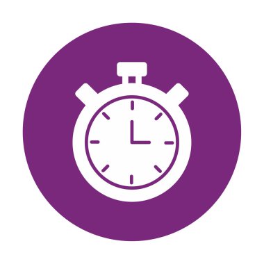 Kronometre basit vektör simgesi