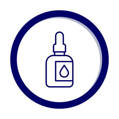 Ağız Aşısı Web simgesi, vektör illüstrasyonu