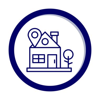 ev yeri kutsal kişilerin resmi, vektör çizim  