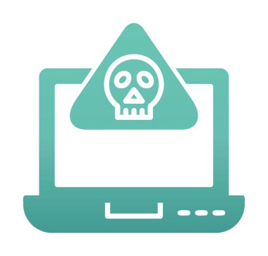 dizüstü bilgisayar simgesi, vektör illüstrasyonu basit tasarım