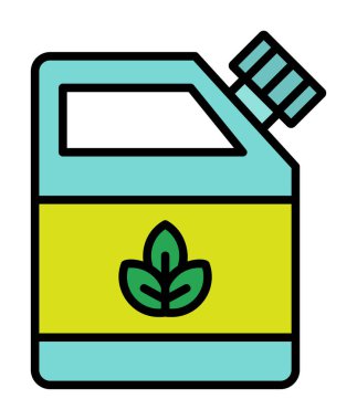 Modern Eko Yakıt simgesinin vektör çizimi                     