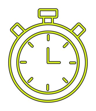 Kronometre basit vektör simgesi