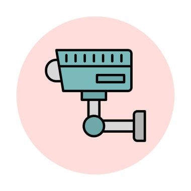 ccTV kamerasının vektör illüstrasyonu 