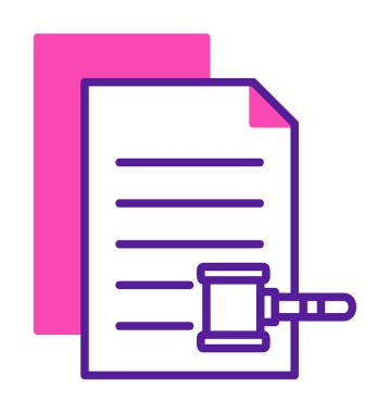 belgelerin vektör çizimi simgesi  