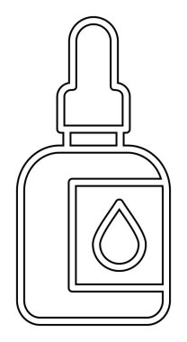 Ağız Aşısı Web simgesi, vektör illüstrasyonu