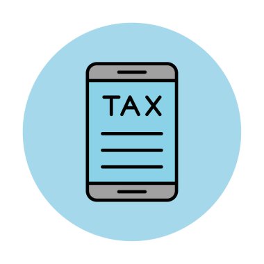 akıllı telefon simgesi, vektör illüstrasyonu basit tasarım