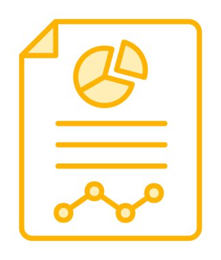 Analiz web simgesi vektör illüstrasyonu    