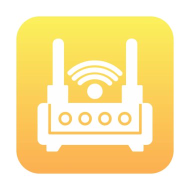  Wi-fi yönlendirici vektör illüstrasyonu