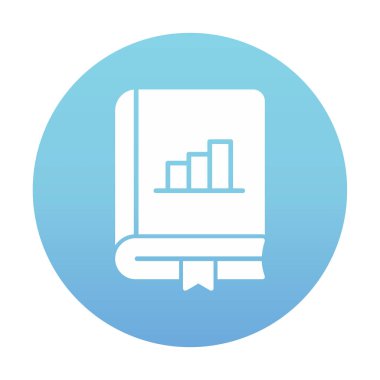 Çizelge simgesi, vektör illüstrasyonu   