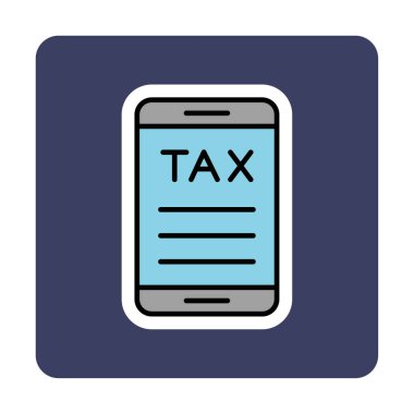 akıllı telefon simgesi, vektör illüstrasyonu basit tasarım