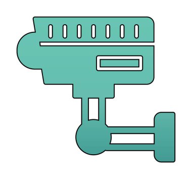 ccTV kamerasının vektör illüstrasyonu 