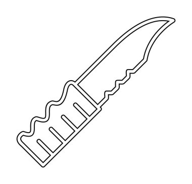  bıçak simgesi vektör illüstrasyon tasarımı