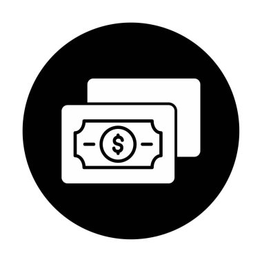 para düz simgesi, vektör illüstrasyonu