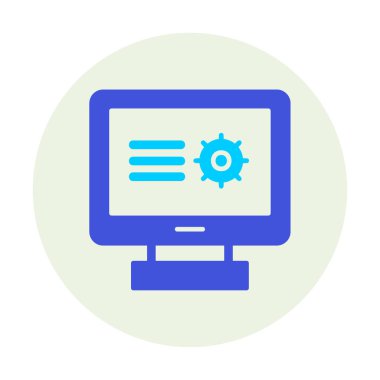 Basit Araştırma simgesi, vektör illüstrasyonu