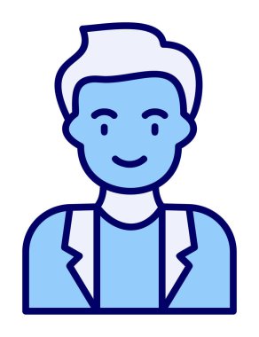 Dişçi web simgesi, vektör illüstrasyonu