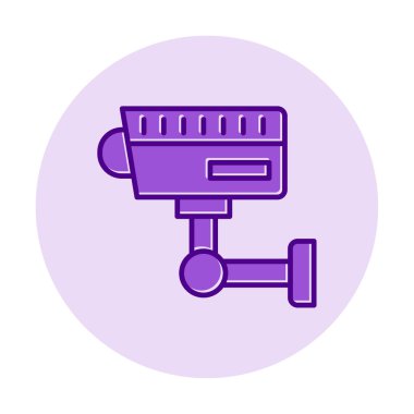 ccTV kamerasının vektör illüstrasyonu 