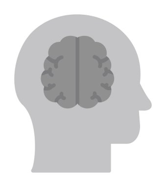 trend biçimli arkaplanda beyin simgesi