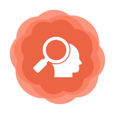 Basit Araştırma simgesi, vektör illüstrasyonu