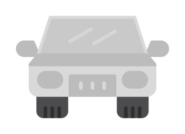 Araba düz simgesi. Vektör çizim 