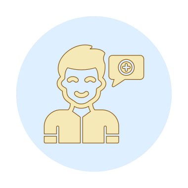 Pozitif Düşünce konsepti vektör illüstrasyonu