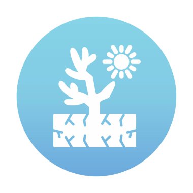 Mercan simgesi vektör illüstrasyonu