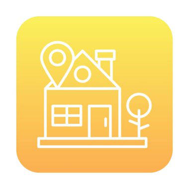 ev yeri kutsal kişilerin resmi, vektör çizim  