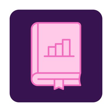 Çizelge simgesi, vektör illüstrasyonu   