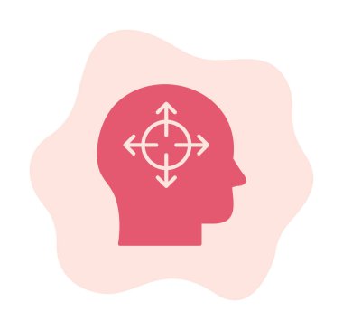 Karar satırı ikon vektör çizimi  