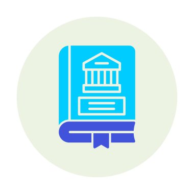 Kültür kitabı. Web simgesi basit illüstrasyon 