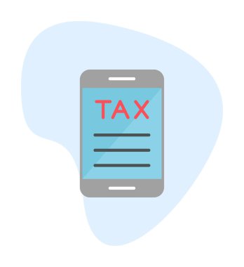 akıllı telefon simgesi, vektör illüstrasyonu basit tasarım