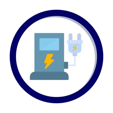 İstasyon simgesi tasarımı, vektör illüstrasyonu yükleniyor