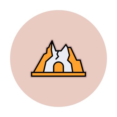 Simge dağındaki baston, vektör 