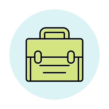 düz çanta vektör illüstrasyon tasarımı