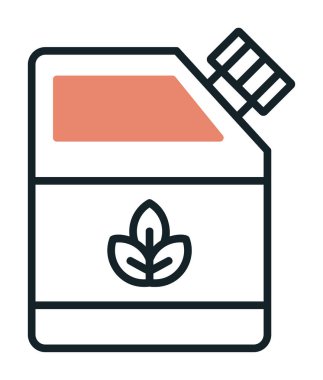 Modern Eko Yakıt simgesinin vektör çizimi                     